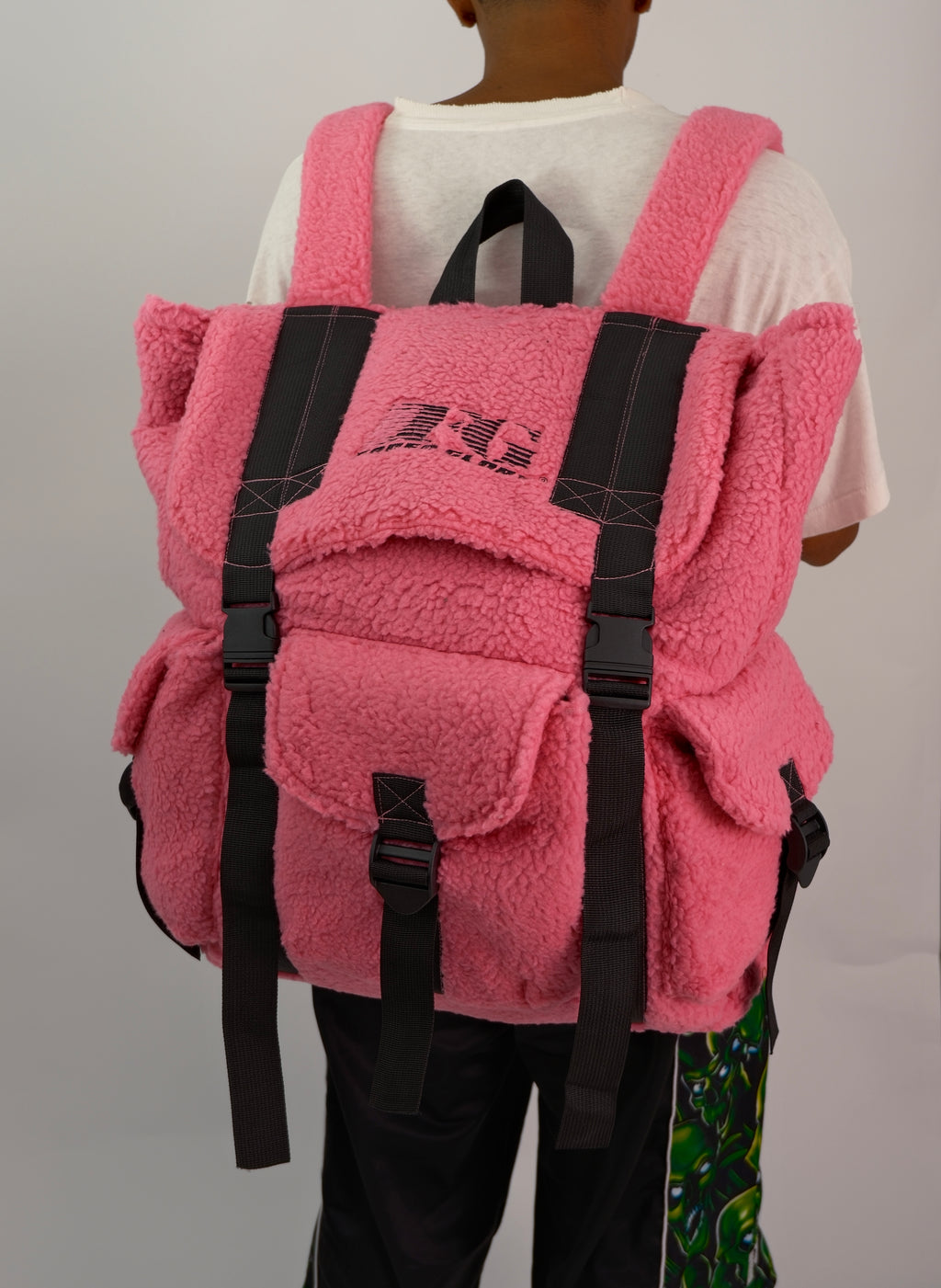 Pink Sherpa Utility Bag