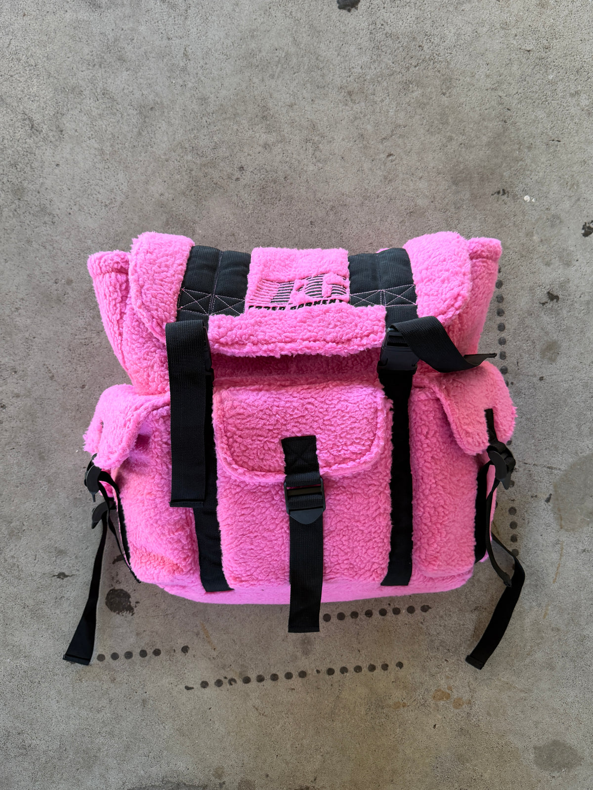 Pink Sherpa Utility Bag